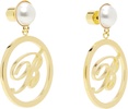 Gold Faux-Pearl Earrings