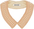 Beige Pearl Collar Choker