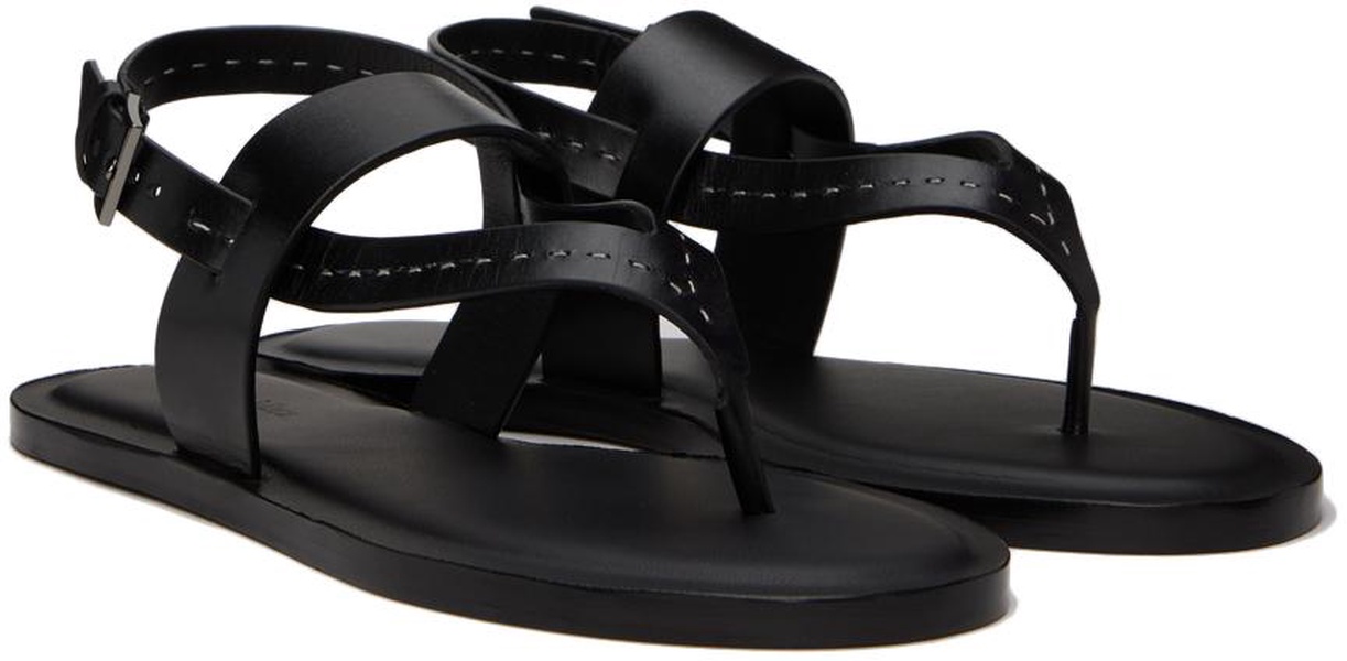Leather thong sandals