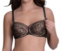 fleur nursing bra w/ underwire in black
