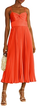 AMUR Women's Krisley Pleated Midi Dress
