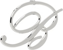 Silver 'B' Single Earring