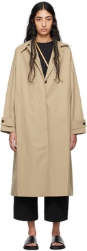 Tan Holin Trench Coat