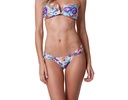 tide floral loop teeny bikini bottom in multi