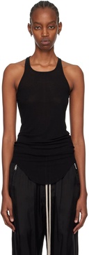Black Basic Rib Tank Top