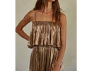 the livia top in bronze