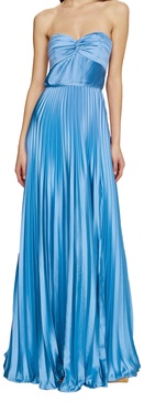 AMUR Women's Stef Pleated Gown