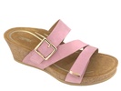women's kimmy arch support wedge sandals in pink