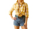 billie jean shirt in cactus plaid