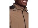 Hooded Rip Stop Water and Wind Resistant Jacket with Fleece Bib