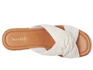 Adorned Raffia Slide Sandal