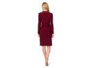 Stretch Jersey Tuxedo Cocktail Dress with Shawl Collar