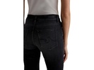 Mari Mid-Rise Slim Straight Crop Jeans in Elixir