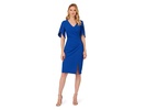 Knit Crepe Pearl Trim Dress