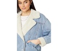 Denim and Sherpa Oversized Jacket in Crash Course