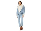 Denim and Sherpa Oversized Jacket in Crash Course