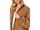 Drop Shoulder Quilted Jacket in Chai Tea