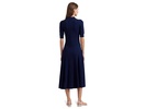 Cotton-Blend Polo Dress