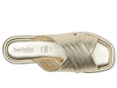 Courage Metallic Leather Slide Sandal