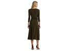 Surplice Jersey Dress