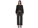 easy street crop sweater in black