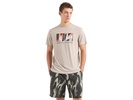 Classic Ax Armani Exchange Box Logo With Camo Background Regular Fit Tee