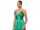 Long pleared bodre gown