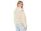 Faux Fur Sweater Bomber Jacket