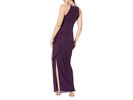 Beaded Halter Long Gown with Side Ruching