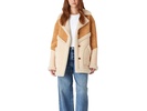Faux Suede and Shepra Coat