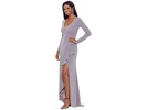 Long Long Sleeve Glitter Knit Gown