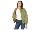 Drop Shoulder Quilted Jacket