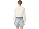 Woven Bomber Jacket With Gold Buttons