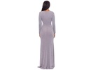 Long Long Sleeve Glitter Knit Gown