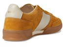 Suede Leather Block Low Profile Sneakers
