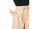 Leather High-Rise Shorts in Deep Energy