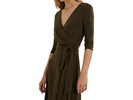 Surplice Jersey Dress