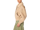Faux Suede Bomber Jacket