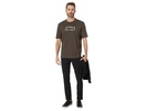 Embroidered Camo Armani Exchange Logo Regular Fit Tee