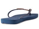 Slim Square Glitter Flip Flop Sandal