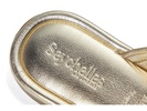 Courage Metallic Leather Slide Sandal
