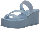 Anne Klein Womens Vai Faux Suede Slip On Platform Sandals