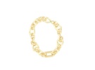 Reyes Curb Logo Engraved Necklace