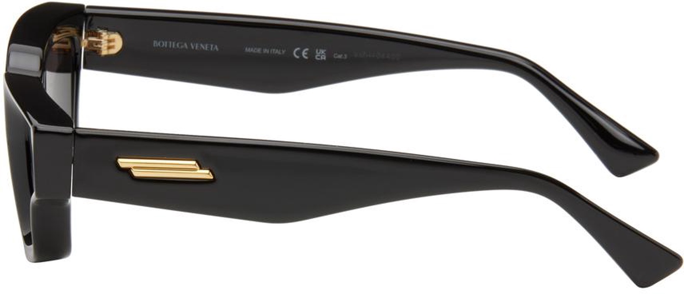 Black Sharp Square Sunglasses