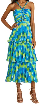 AMUR Women's Brant Tiered Midi Dress
