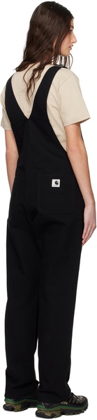 Black Bib Straight Overalls