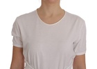 Dolce & Gabbana  White Cotton Silk T-Shirt