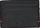 Black Faux-Leather Card Holder