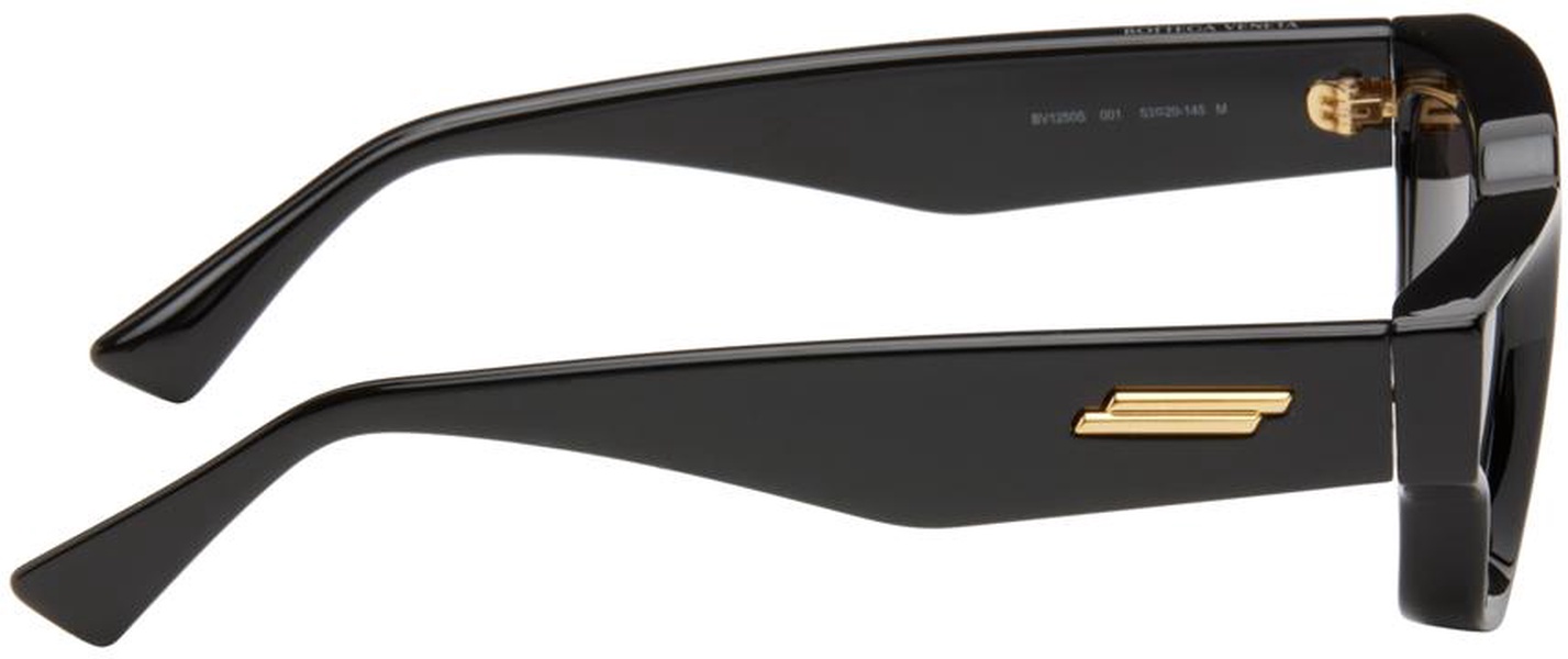 Black Sharp Square Sunglasses