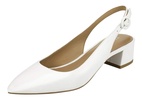 Aerosoles Women's Grand Central Pump, White Leather, Medium